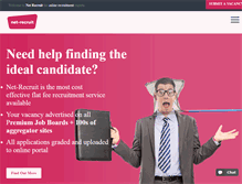 Tablet Screenshot of net-recruit.co.uk